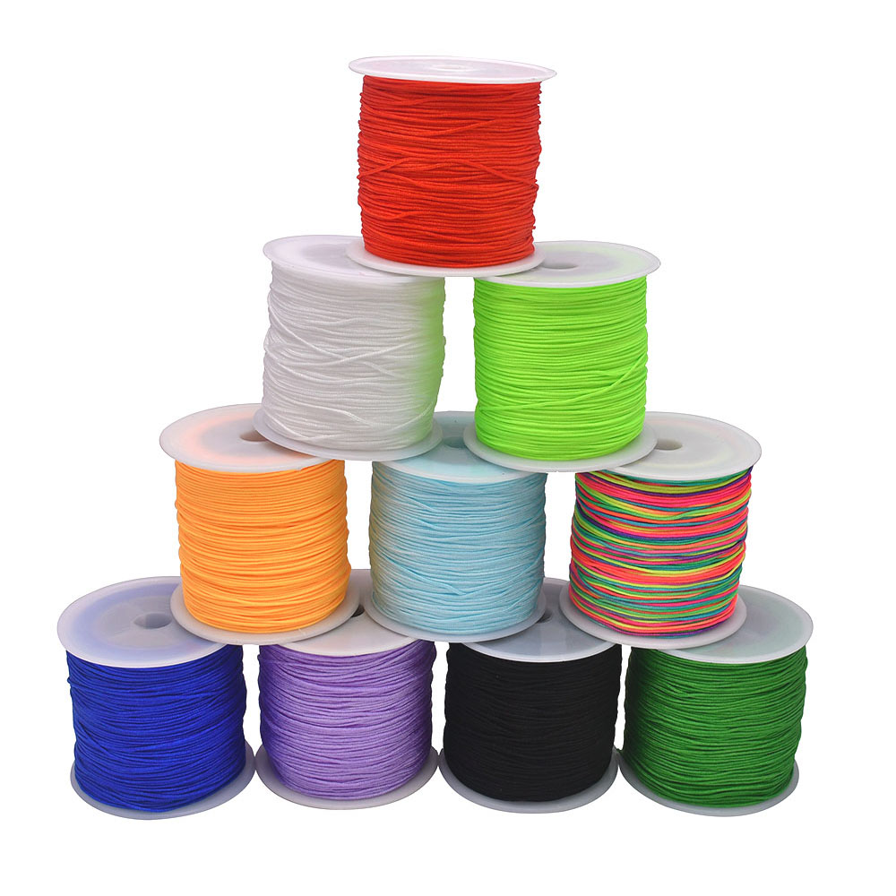 Jewelry Making Using Beads - 100Yards Ambachtelijke Nylon Satijn Koord Rattail