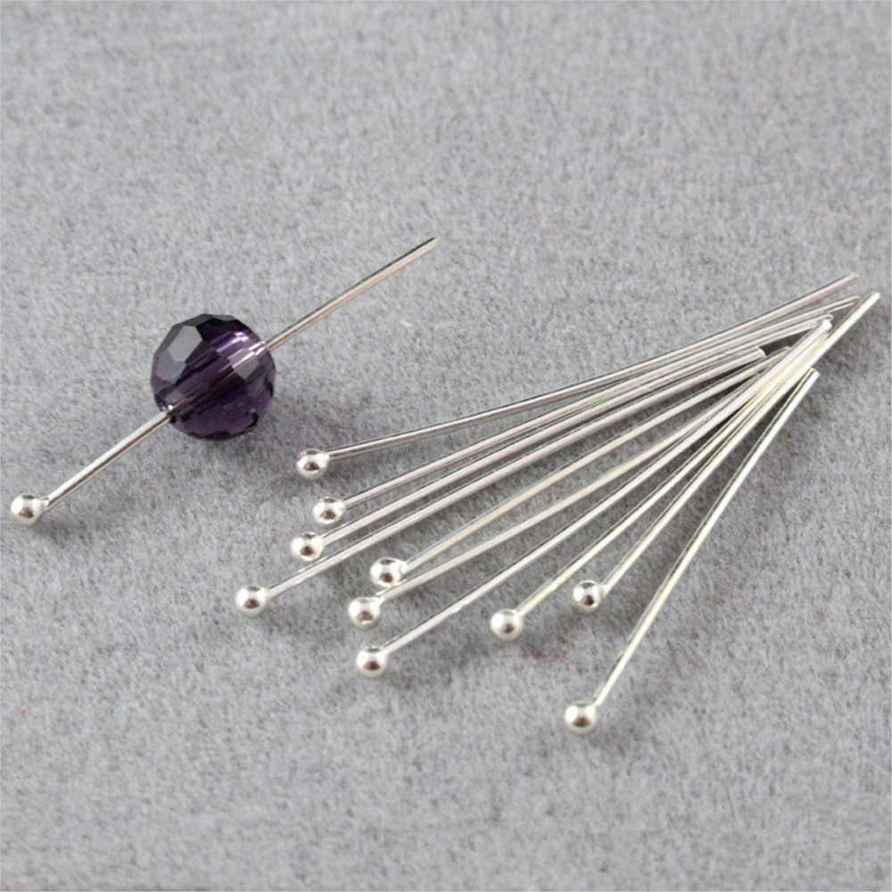 Jewelry Making Using Beads - 100 stuks ronde kogelkopspelden, flexibel, eenvoudig