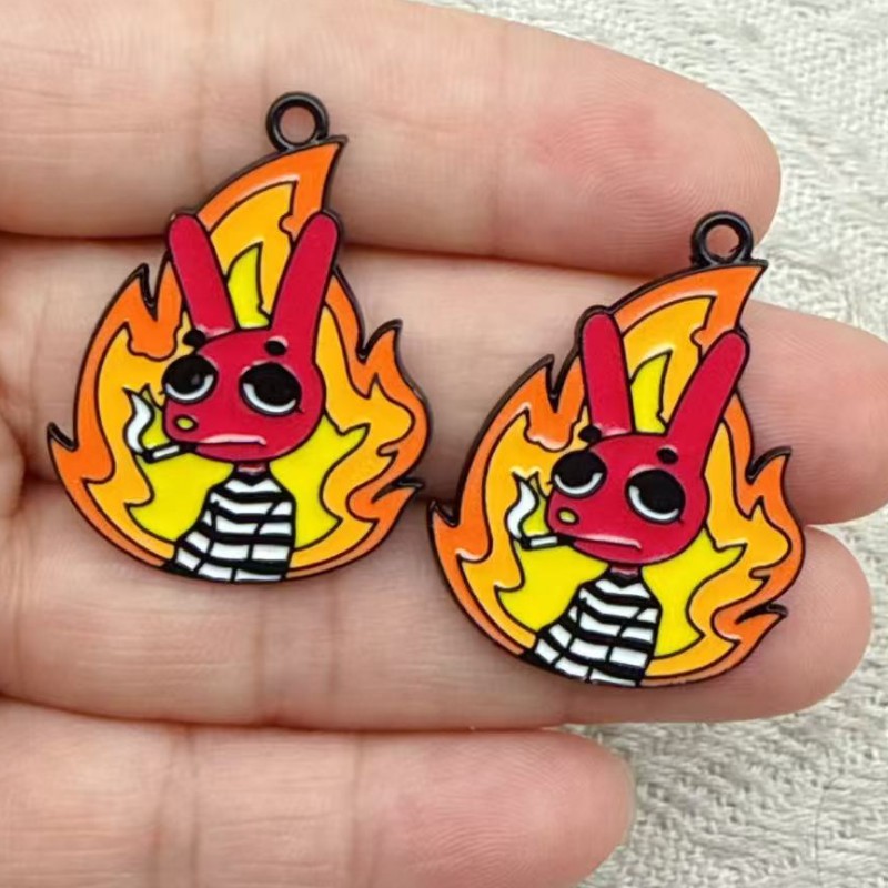 Jewelry Making Game - 10 stuks Cartoon Game-accessoires Charms Emaille