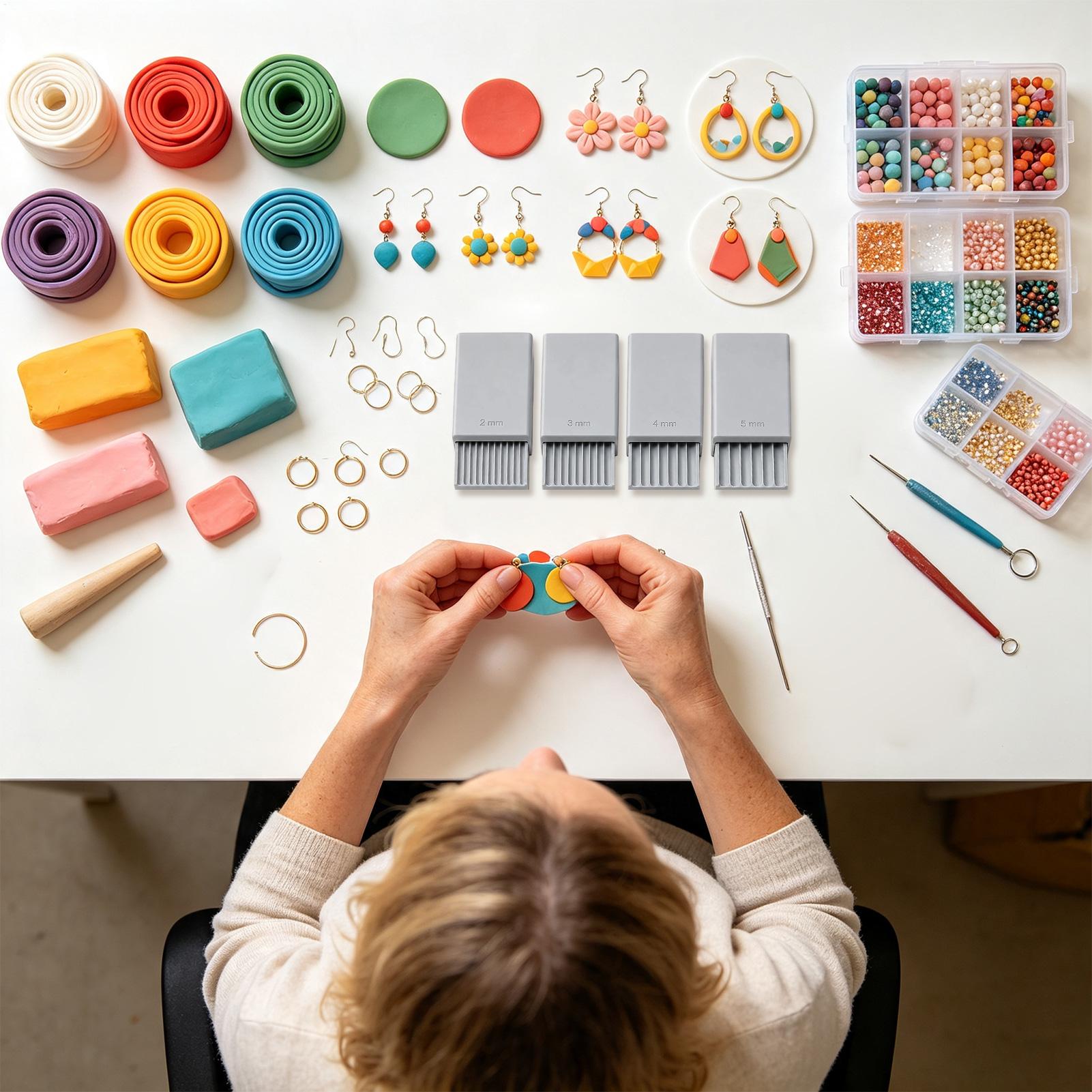 Jewelry Making In Clay - 3D geprinte klei kralenmaker DIY herbruikbare