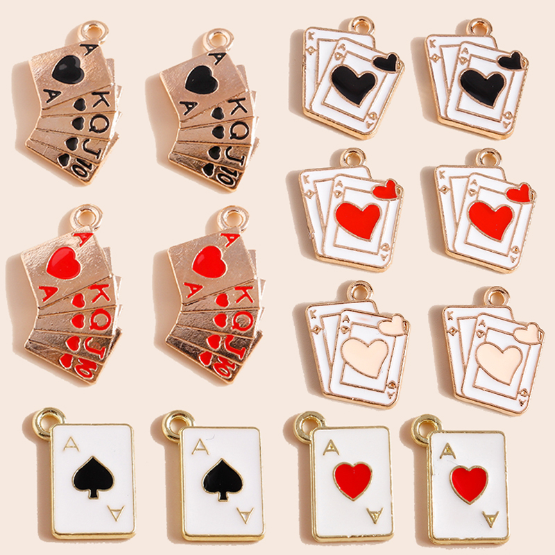 Jewelry Making Game - 10Pcs Poker Game Ace Broadway Poker