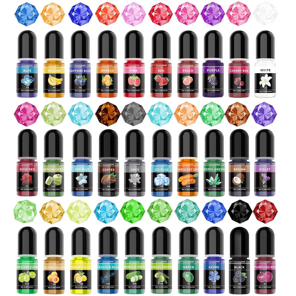Jewelry Making Glue - 5 ml/Fles Epoxyhars Pigment Vloeibare Kleurstof