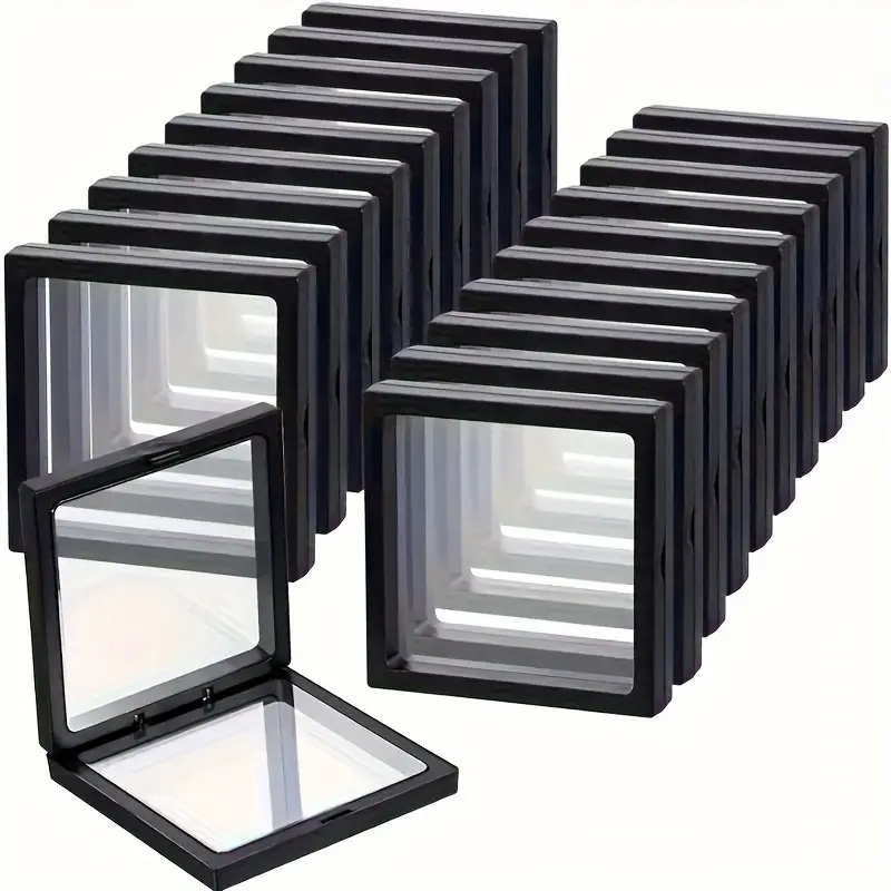 Jewelry Making Organizer Box - 20 stuks Clearview 3D drijvende vitrines