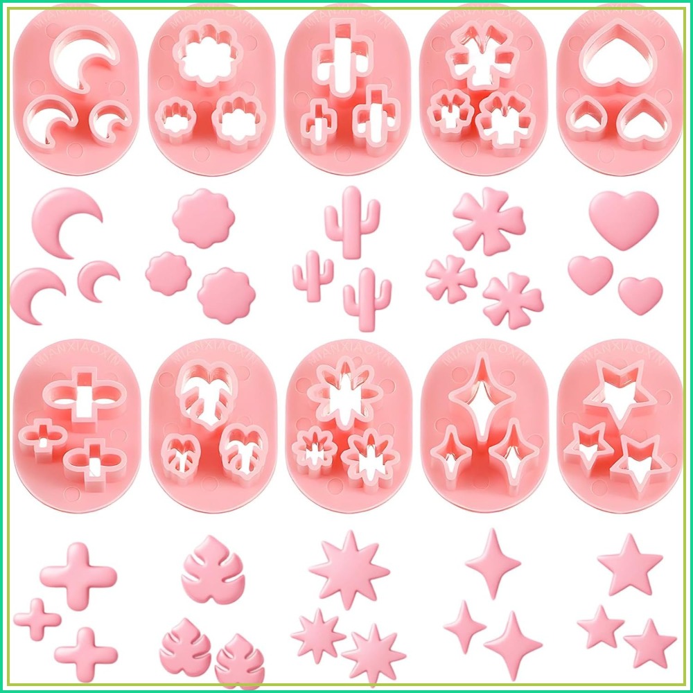 Jewelry Making In Clay - 10 stuks polymeerklei-snijders, bloemblaadjes oorbellen maken,