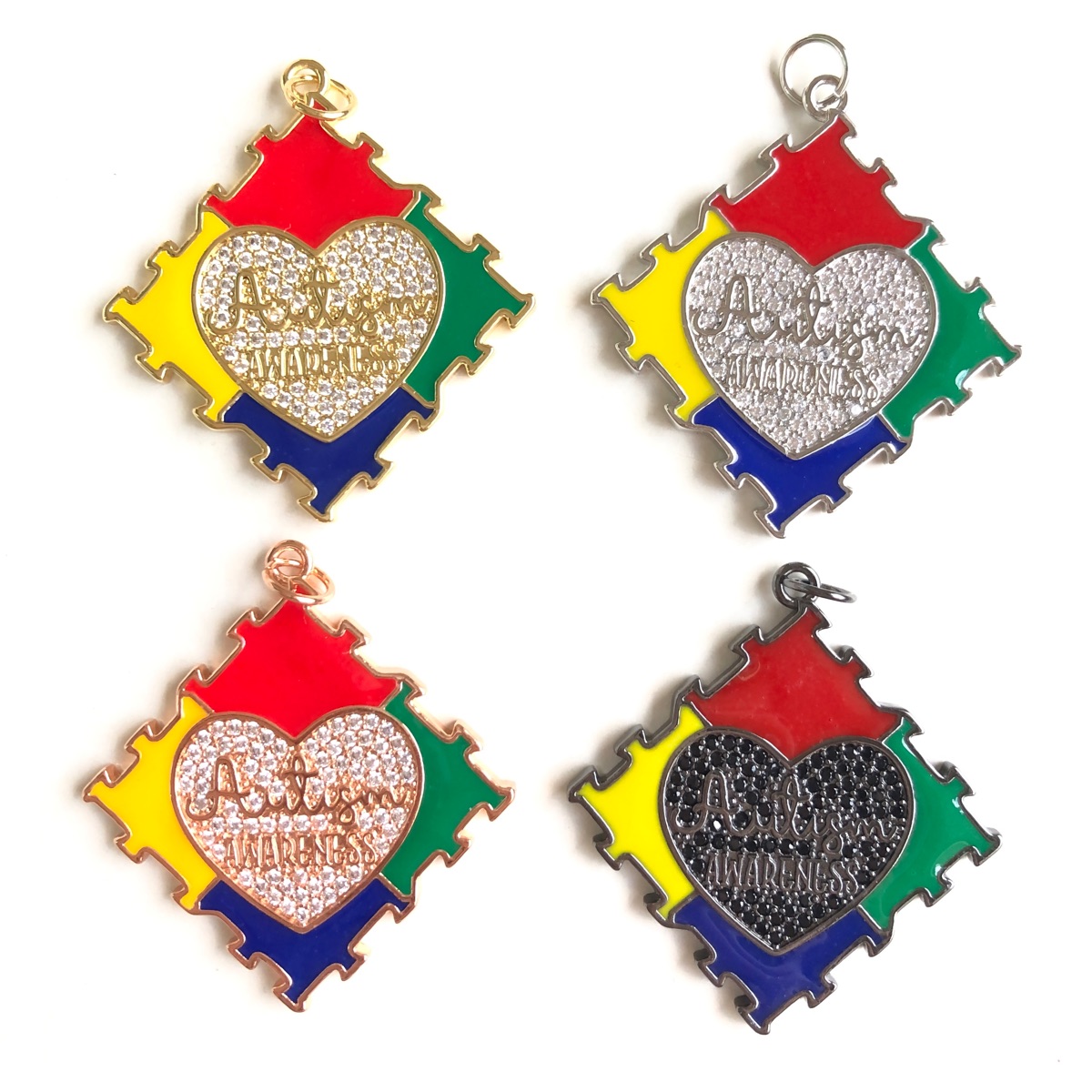 5 Stuks Zirkonia Pave Autisme  - Jewelry Making Game recensie en prijs