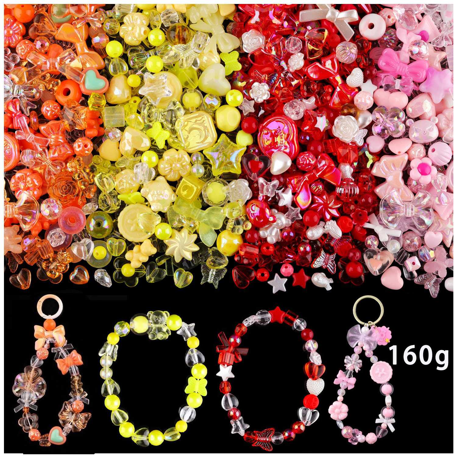 1 zak Mengen Stijl Snoep Kleur - Jewelry Making Game recensie en prijs