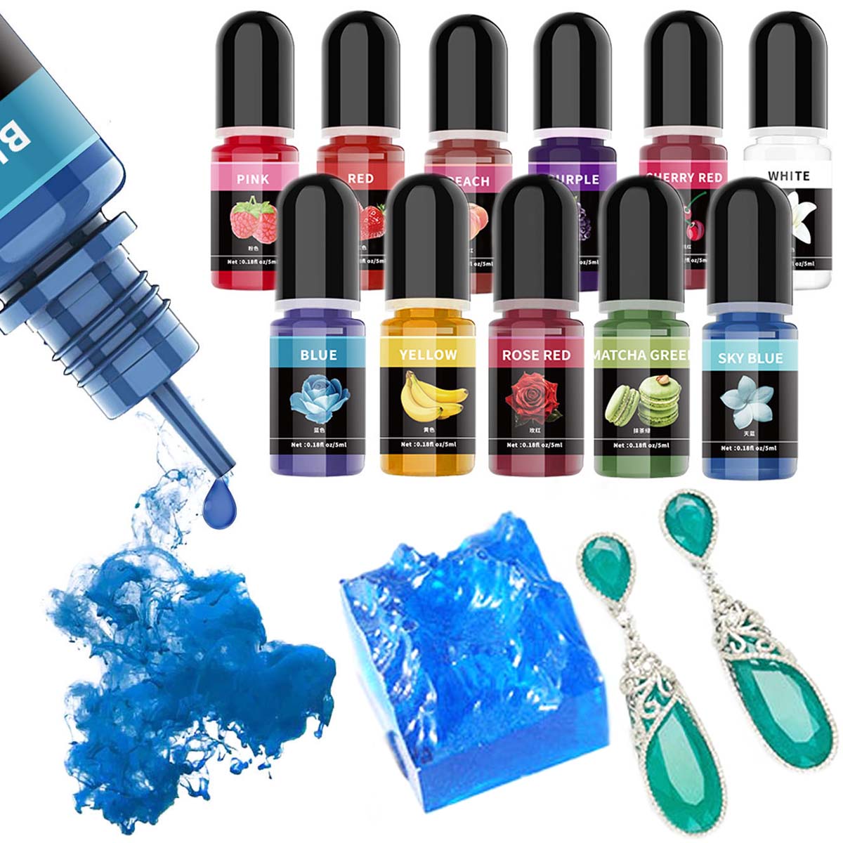 5 ml/Fles Epoxyhars Pigment Vl - Jewelry Making Glue recensie en prijs