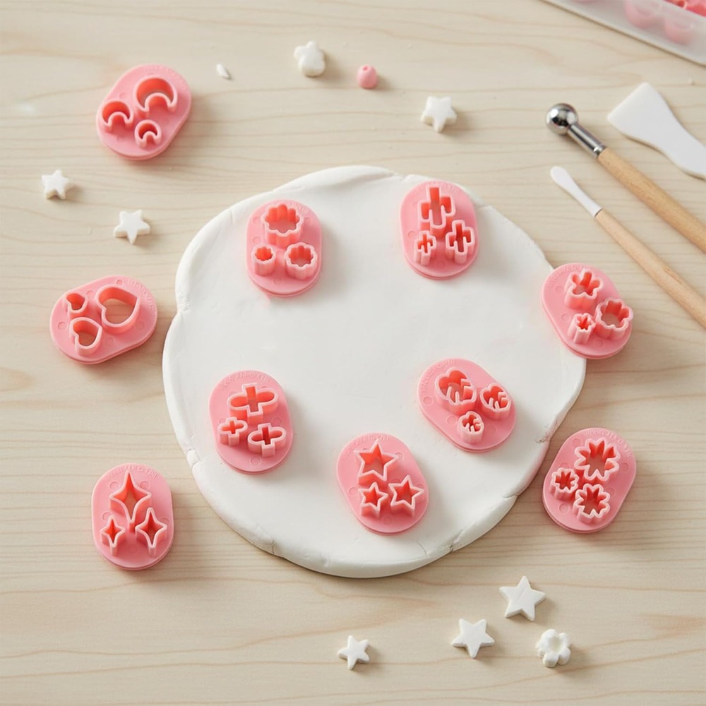 10 stuks polymeerklei-snijders - Jewelry Making In Clay recensie en prijs